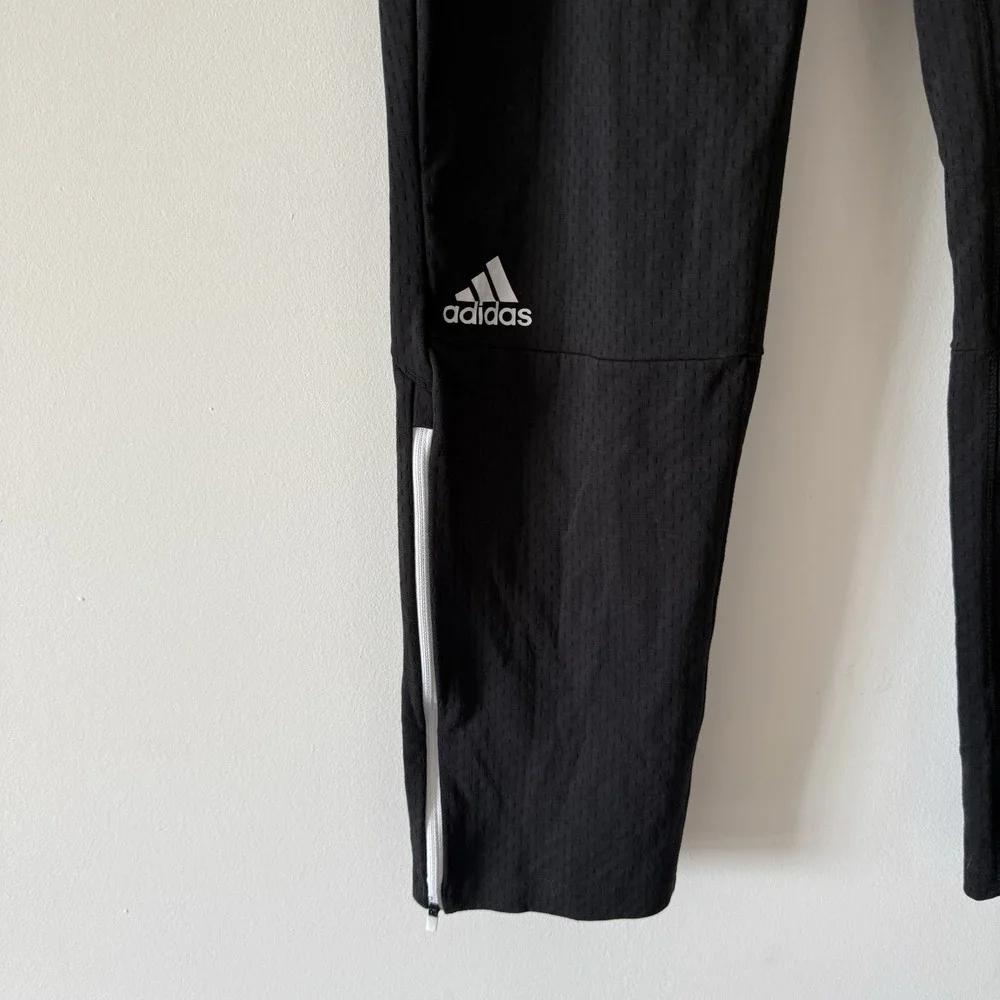 Adidas Athletics Squad Pant Men's Sz Large Sport Climalite Black Gym Training